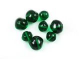 Baroque Emerald Green Beads -Vintage