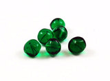 Baroque Emerald Green Beads -Vintage