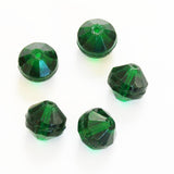 Faceted Bohemian Green Beads - Antique (5)