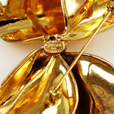 Henkel and Grosse Gold Bow Brooch Vintage