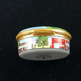 Halcyon Days  Fire Station Enamel Box By Tiffany & Co