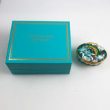 Halcyon Days Trout Enamel Box By Tiffany & Co NIB