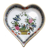 Herend Heart Tray Indian Basket Trinket