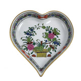 Herend Heart Tray Indian Basket