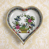 Herend Heart Tray Indian Basket