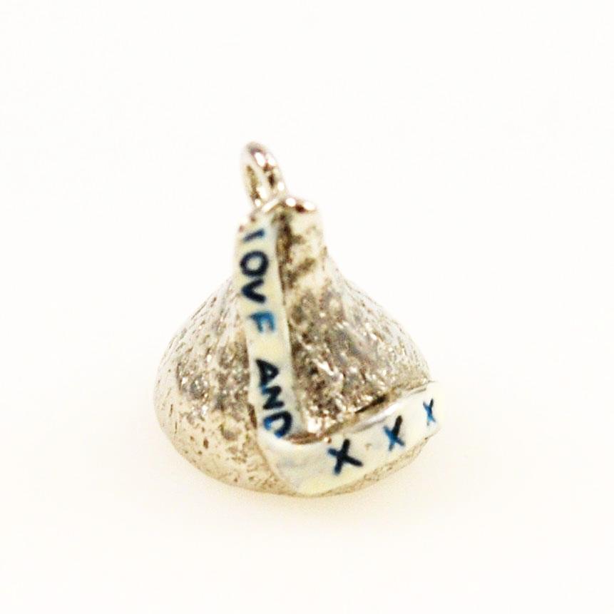 Hershey Kiss Silver Charm