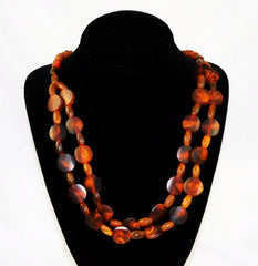 Vintage Multi-Strand Horn Necklace BOHO