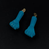 Turquoise Figa Fist Pendants - Lucky Amulets