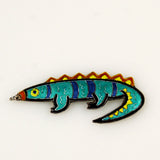 Lizard Enamel Pendant Colorful