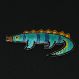 Lizard Enamel Pendant