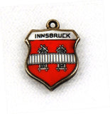 Innsbruck, Austria Travel Shield Silver Charm