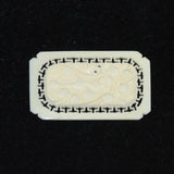Chinese Ivory Serpent or Dragon Brooch