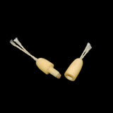 Antique Ivory Carved Screw Clasp