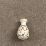 Vintage Ivory & Gold Mini Vase