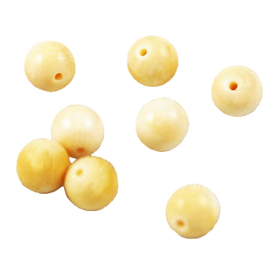 antique ivory round beads