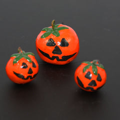 Hand Made Papier-Mâché Jack O' Lantern Pendants Vintage