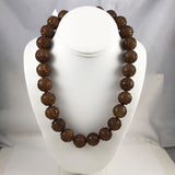 20mm Hsiu Jade Carved Beads 