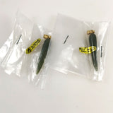 Vintage jade luck tusk pendants 