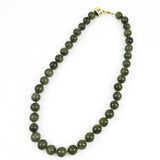 Green Jade Necklace 10mm