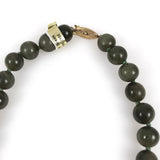 Green Jade Necklace 10mm