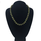 Green Jade Necklace 10mm Chinese