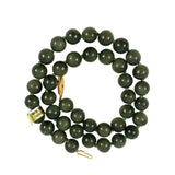 Green Jade Necklace Beads