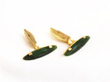 Jade Cuff Links