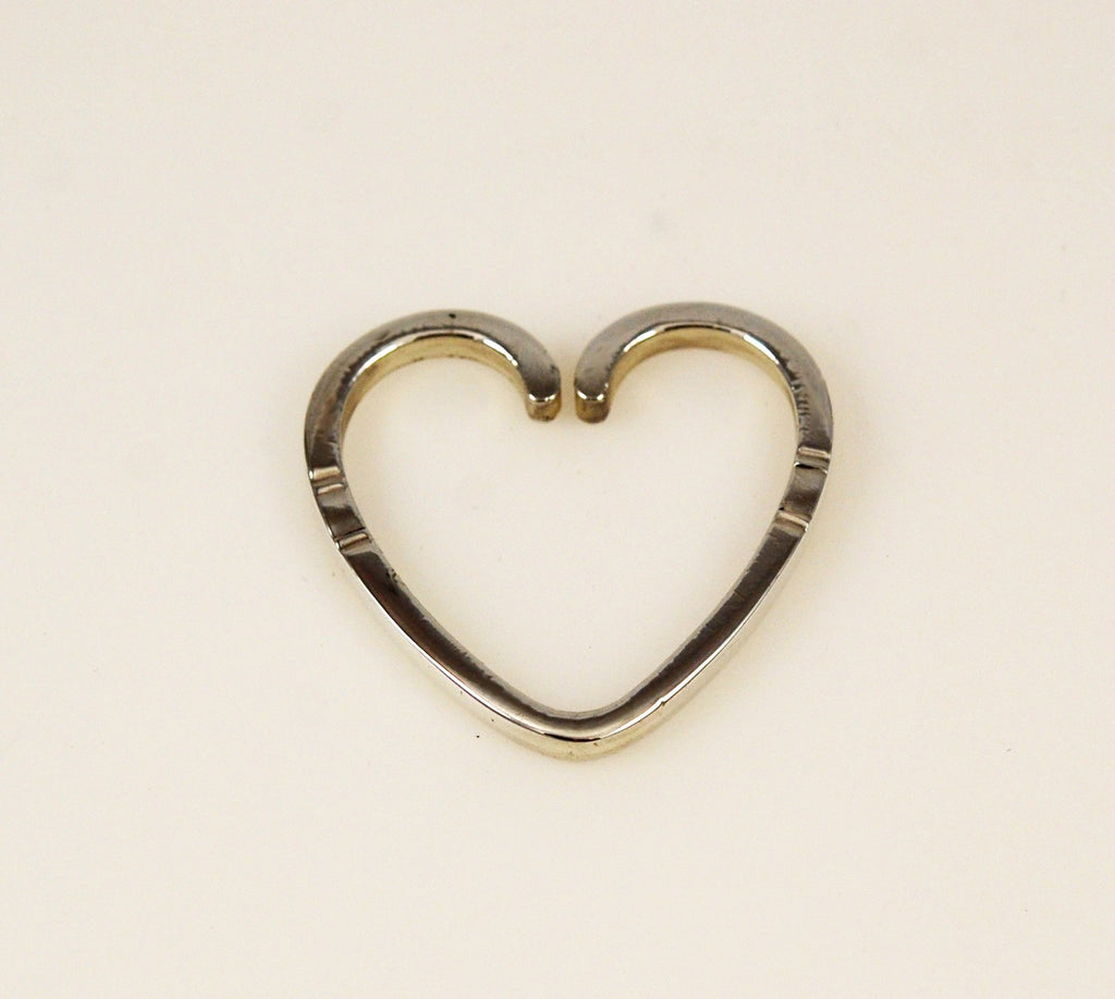 Georg Jensen Sterling Silver Heart Key Ring #44