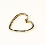 Georg Jensen Sterling Silver Heart Key Ring #44