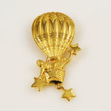JJ Gold Balloon Brooch Vintage