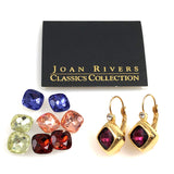 Joan Rivers Interchangeable Facets Earrings