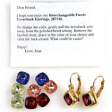 Joan Rivers Interchangeable Facets Earrings