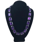 Joan Rivers Purple Crystal Necklace