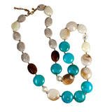 Joan Rivers Long Turquoise Bead Necklace