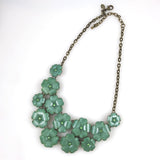 Joan Rivers Green Floral Necklace