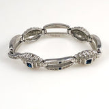 Joan Rivers Sapphire Rhinestone Bracelet