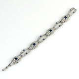 Joan Rivers Sapphire Rhinestone Bracelet