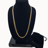 Joan Rivers Triple Strand Gold Beaded Necklace 