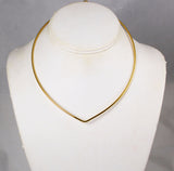 Joan Rivers Gold Hook-On Wire Necklace