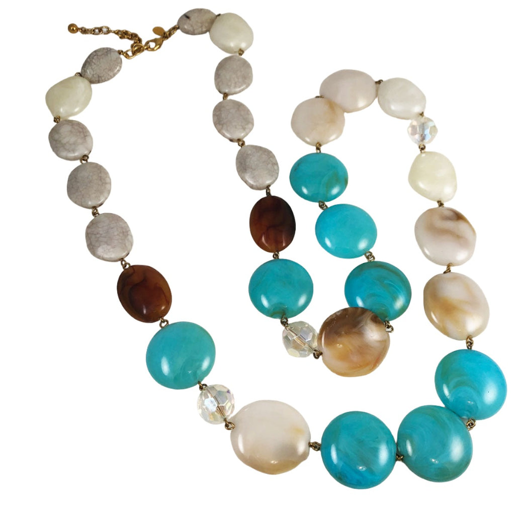 Joan Rivers Long Turquoise Bead Necklace