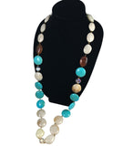 Joan Rivers Long Turquoise Bead Necklace