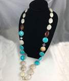 Joan Rivers Long Turquoise Bead Necklace