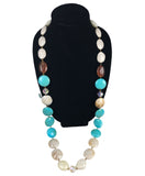 Joan Rivers Long Turquoise Bead Necklace