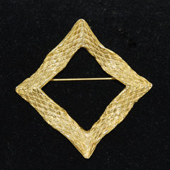 Judith Green Gold Brooch Designer Signed Vintage
