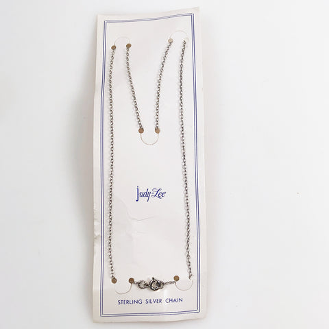 Judy Lee sterling silver chain