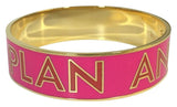 Kate Spade Pink Enamel Adventure Bracelet