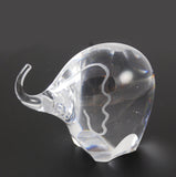 Kosta Boda Crystal Elephant Figurine