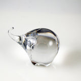 Kosta Boda Crystal Elephant Figurine