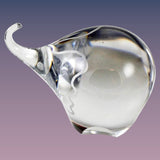 Kosta Boda Crystal Elephant Figurine