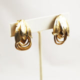 Kramer Gold Earrings Clip On